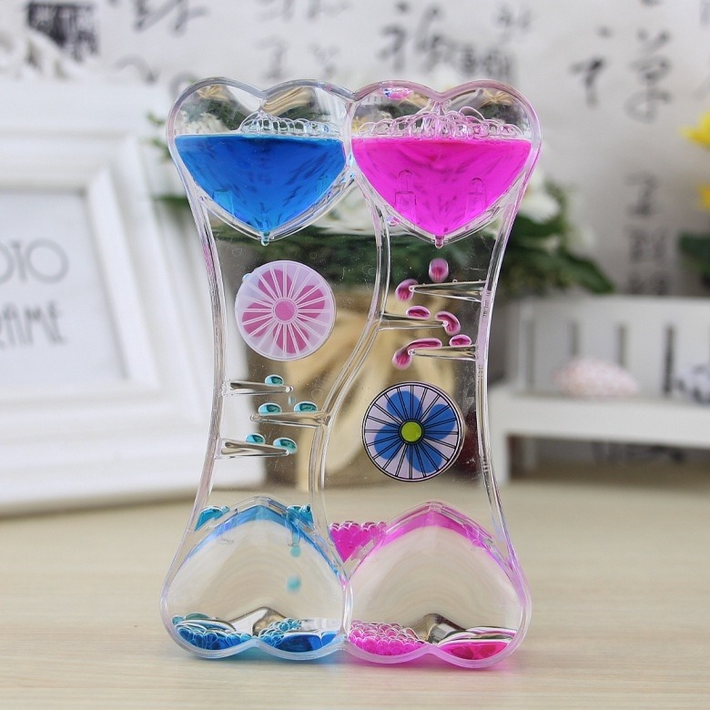 創意抖音同款沙漏油漏動感滑梯玩具擺件送男女小孩生日兒童節禮物-細節圖10