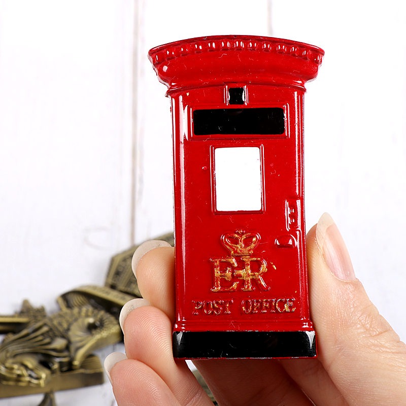 歐式冰箱貼金屬磁鐵立體英法美國韓國新加坡旅遊紀念裝飾品-細節圖4