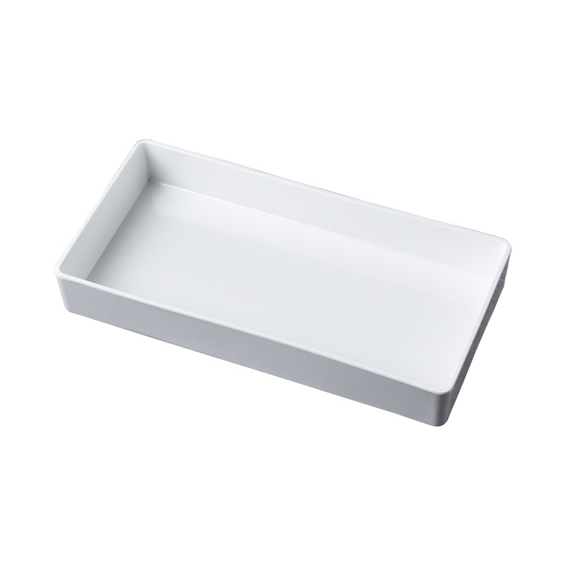 密胺長方熟食盤豬肉展示盤特色火鍋蔬菜菇類拼盤燒烤盤烤串託盤-細節圖5