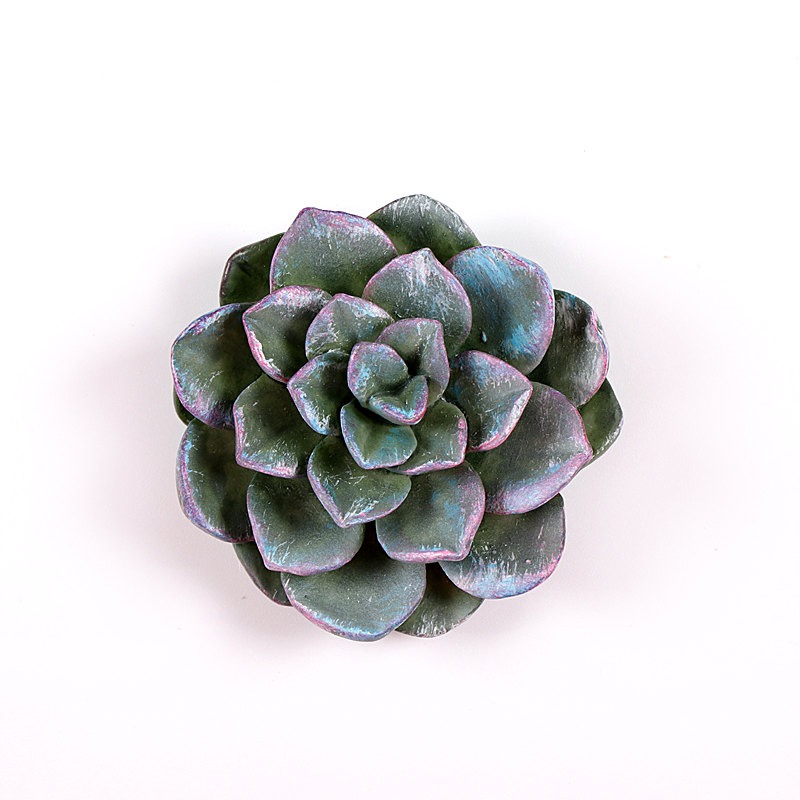 新款仿真多肉植物冰箱貼 磁鐵 立體造型留言條裝飾品-細節圖2