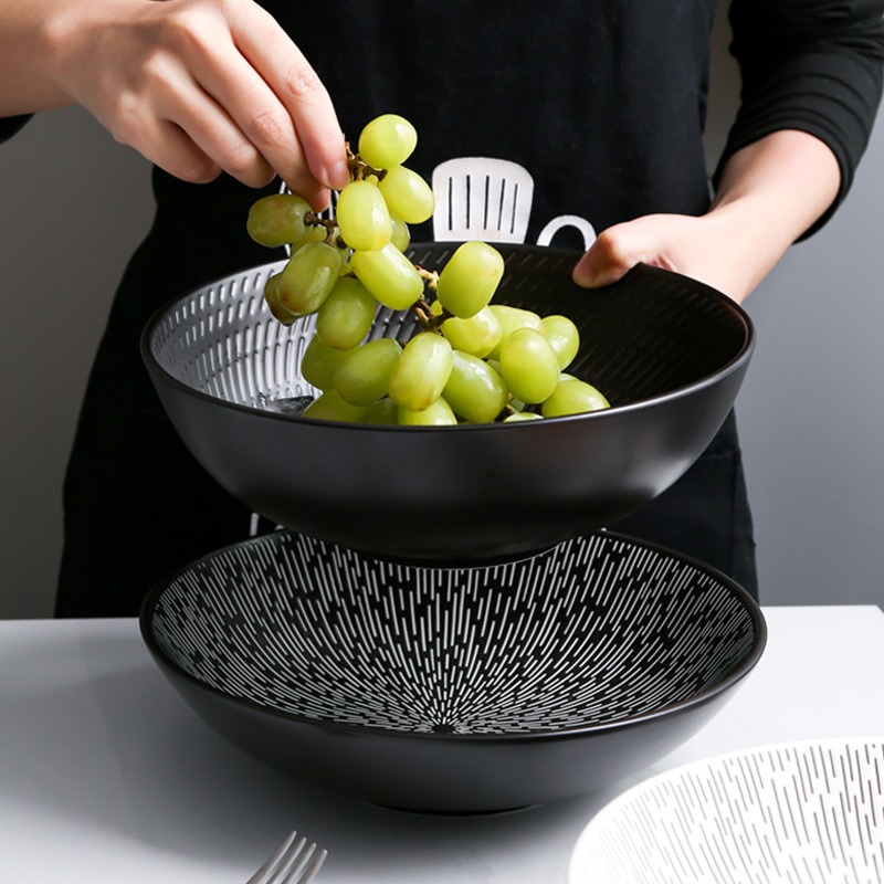 酸菜魚碗水煮魚大盆密胺燙撈麻辣燙碗沙拉碗意麪碗大碼大碗-細節圖4