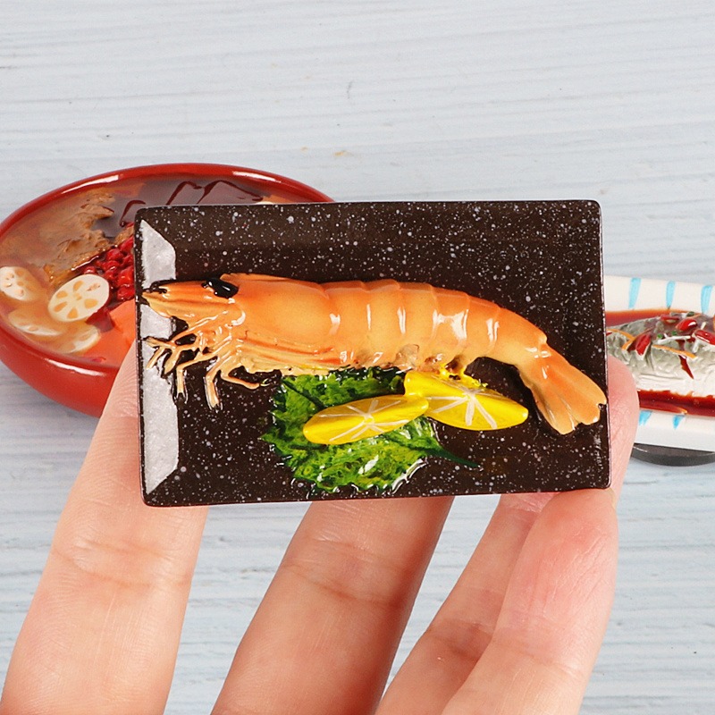 美食冰箱貼家常菜模型道具磁貼3d立體創意磁鐵家居裝飾品-細節圖5