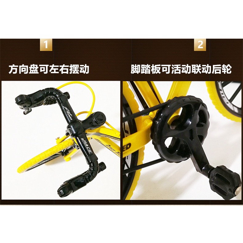 金屬自行車模型擺件仿真設計家居裝飾品桌面擺件小禮物-細節圖8