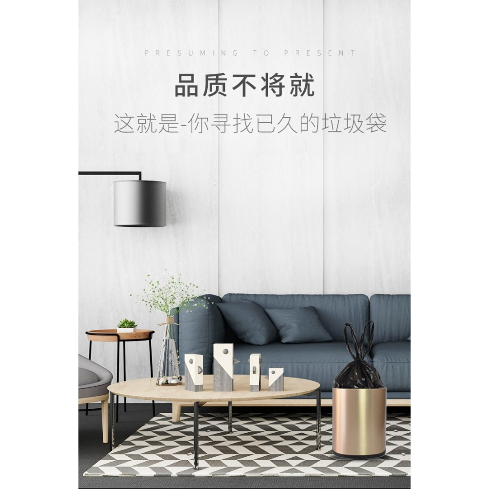 家用新款戀佳凈加厚酒店黑色手提背心式一次性廚房塑料袋特厚大號-細節圖6