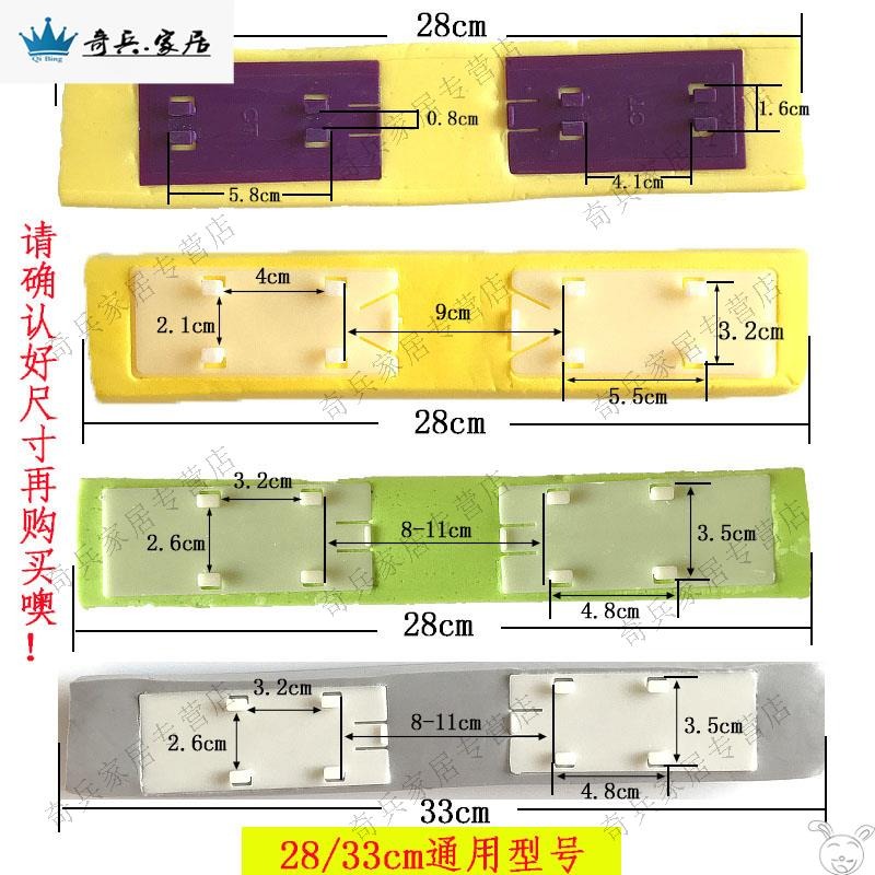 吸水對折式海綿拖把頭替換28cm33cm通用家用寬口窄口折疊擠水膠棉-細節圖7