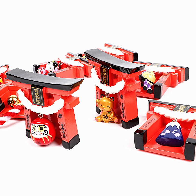 冰箱貼磁貼富士山忍者招財貓達摩旅遊紀念品出國小禮物-細節圖2