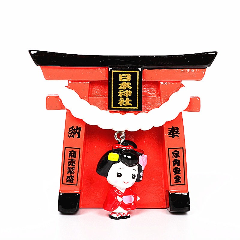 冰箱貼磁貼富士山忍者招財貓達摩旅遊紀念品出國小禮物-細節圖3