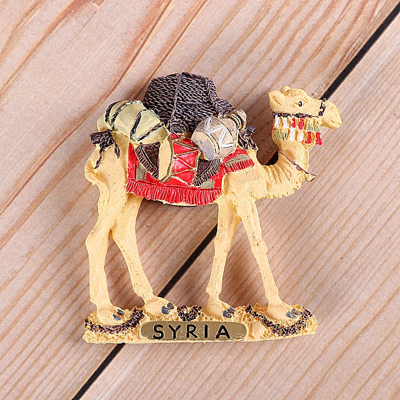 非洲野生動物創意仿真冰箱貼磁性貼肯尼亞敘利亞英國出國旅遊紀念-細節圖8