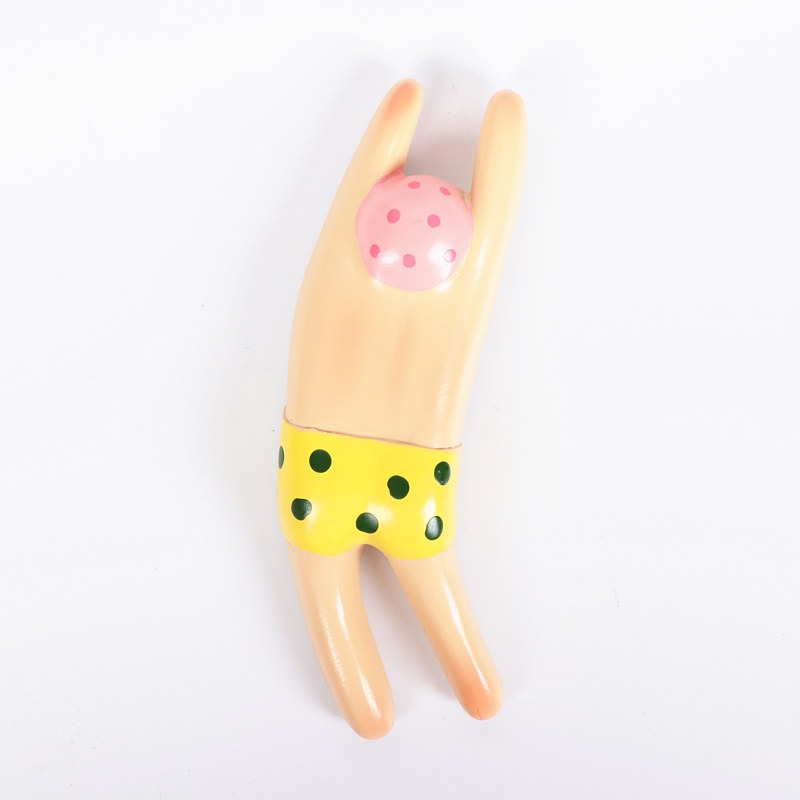 冰箱貼立體情侶游泳娃娃鯊魚磁貼創意小禮品-細節圖7