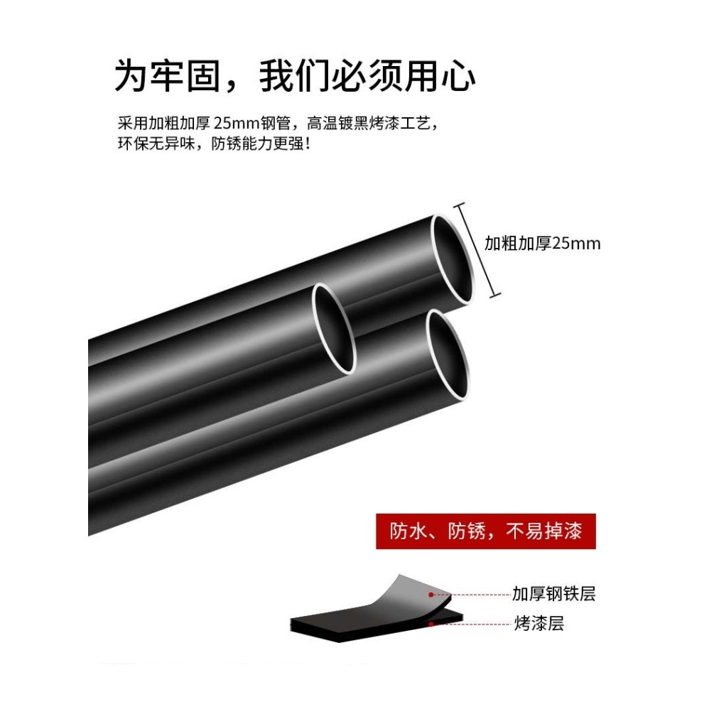 室內家用臥室內晾衣架落地式折疊單桿式簡易結實陽臺掛衣服架子-細節圖8