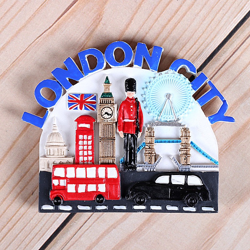 英國倫敦冰箱貼旅遊紀念品大本鐘電話亭建築風景送老外出國禮品-細節圖5