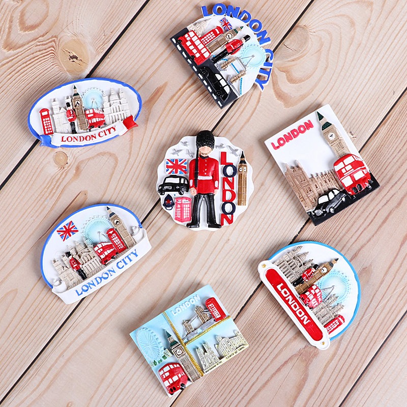 英國倫敦冰箱貼旅遊紀念品大本鐘電話亭建築風景送老外出國禮品-細節圖7