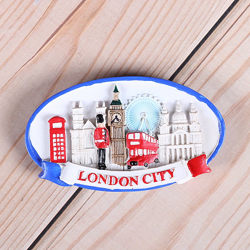 英國倫敦冰箱貼旅遊紀念品大本鐘電話亭建築風景送老外出國禮品-細節圖10
