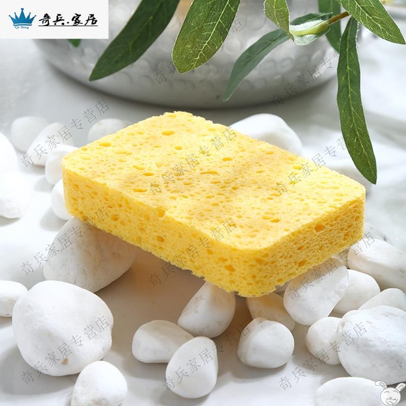 10只廚房洗碗清潔海綿德國木漿棉不沾油魔力擦百潔布環保刷鍋抹布-細節圖2