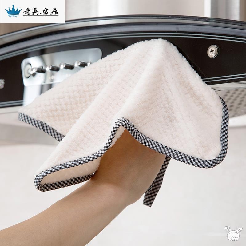 搞衛生專用抹布辦公室擦桌子的廚房擦布不沾油易清洗不掉毛無水痕-細節圖3