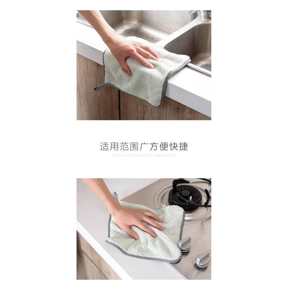 搞衛生專用抹布辦公室擦桌子的廚房擦布不沾油易清洗不掉毛無水痕-細節圖10