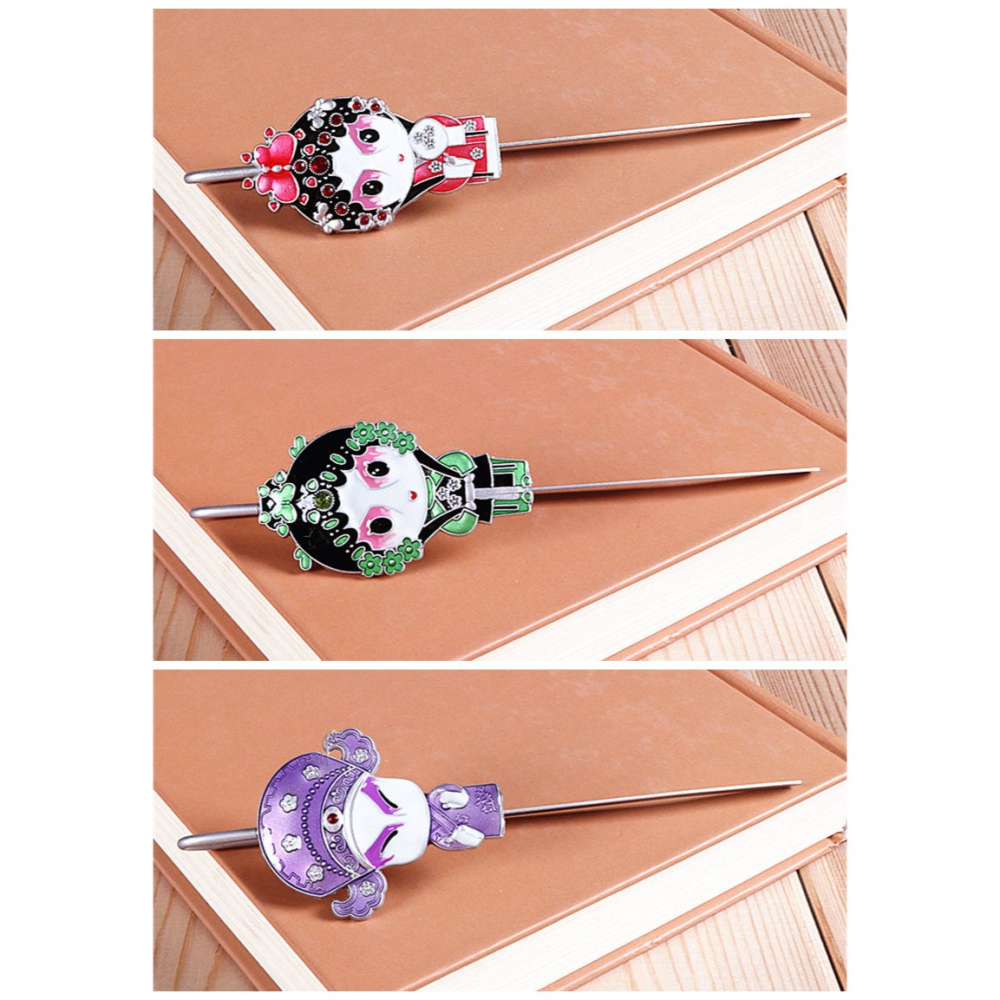 書簽古典中國風京劇臉譜戲曲特色禮品送老外出國小禮物工藝紀-細節圖10