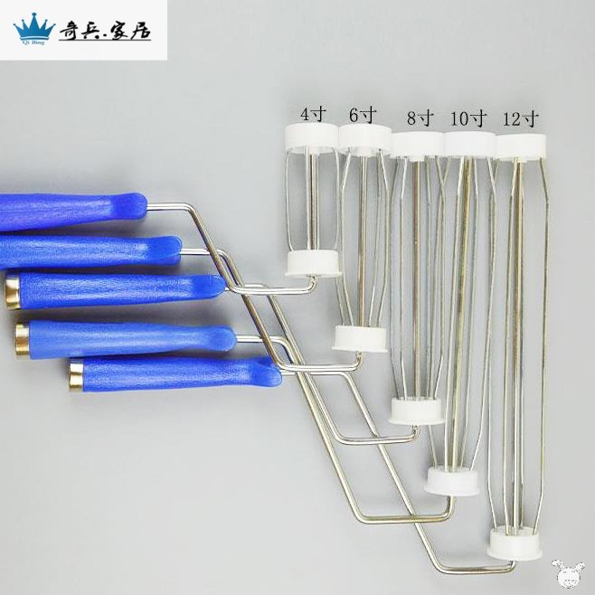 粘塵滾筒除塵紙可撕式滾輪無塵車間8寸工業用pe除塵滾筒紙卷手柄-細節圖4