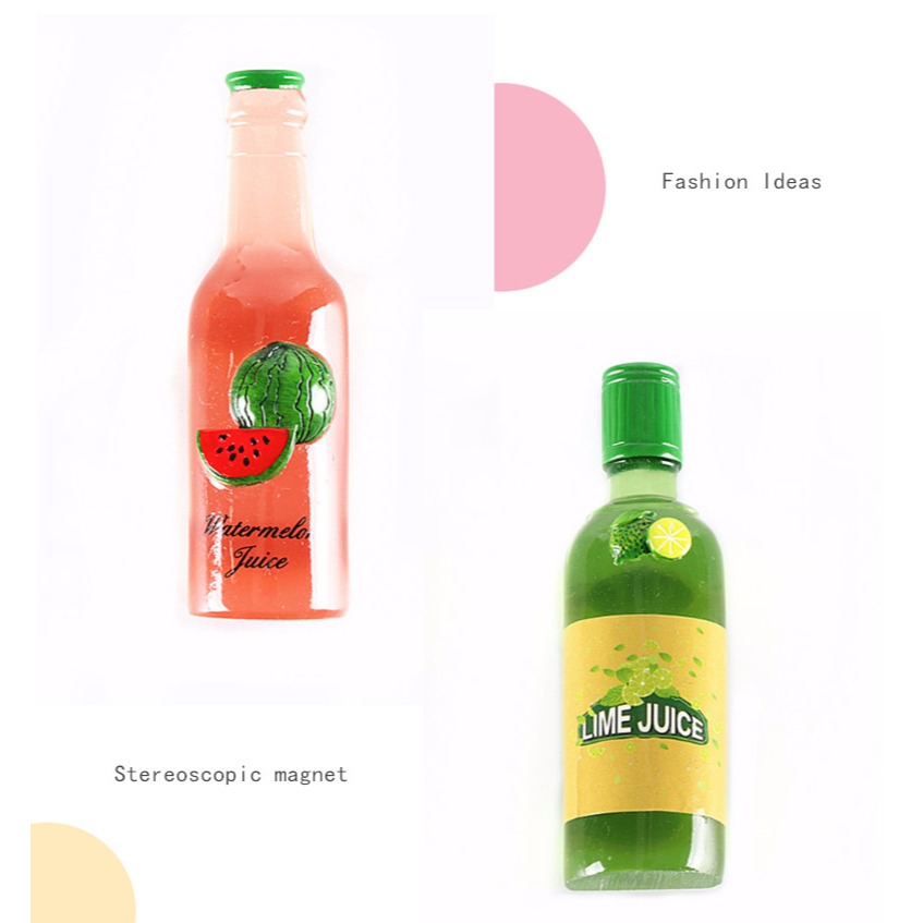 仿真立體水果冰箱貼磁貼牛奶盒大吉大利蘋果桔子磁鐵-細節圖9