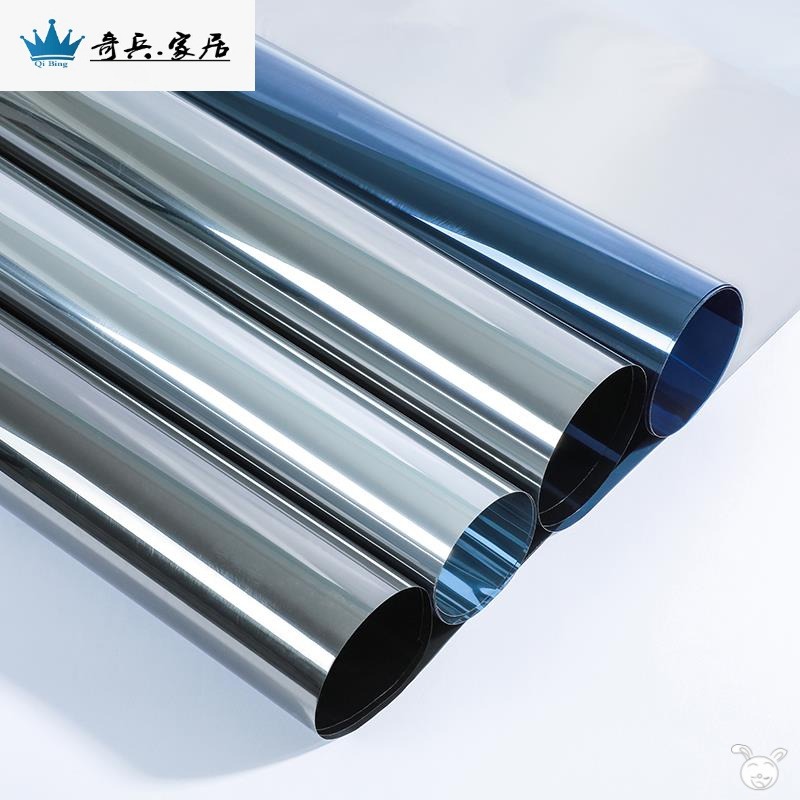 單透膜玻璃貼單面透光玻璃膜遮光貼紙紙遮光窗戶單向透視隱私隔熱-細節圖4