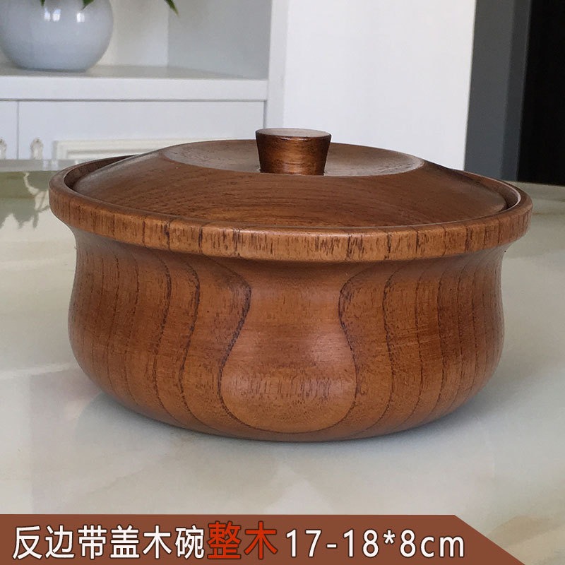 帶蓋木碗酸棗木泡麪碗防冷保溫兒童碗寶寶輔食碗套碗-細節圖4