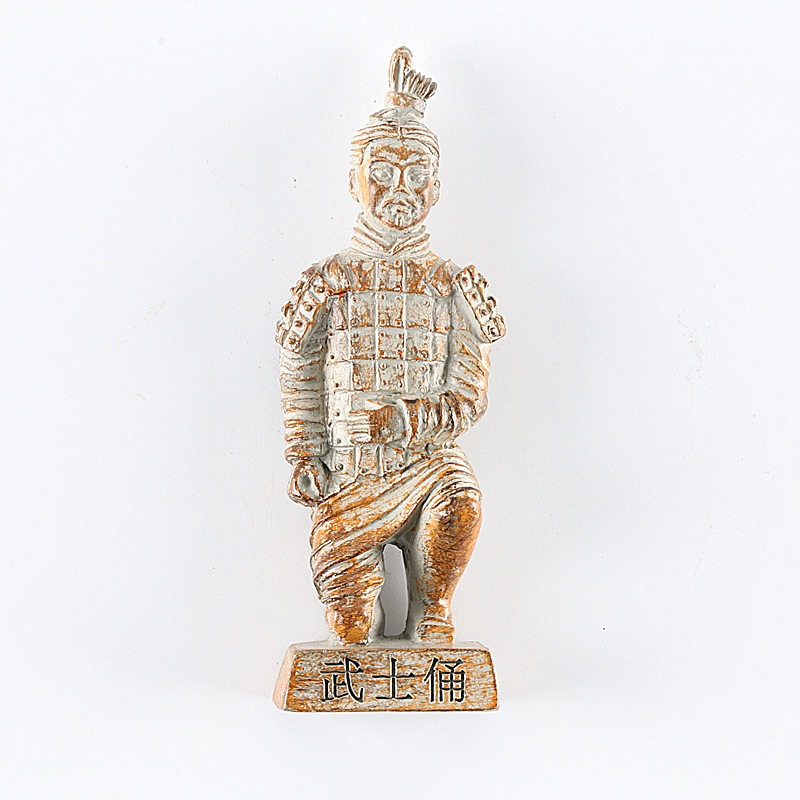 中國陜西安兵馬俑冰箱貼磁貼立體人物大雁塔鼓樓磁鐵-細節圖3