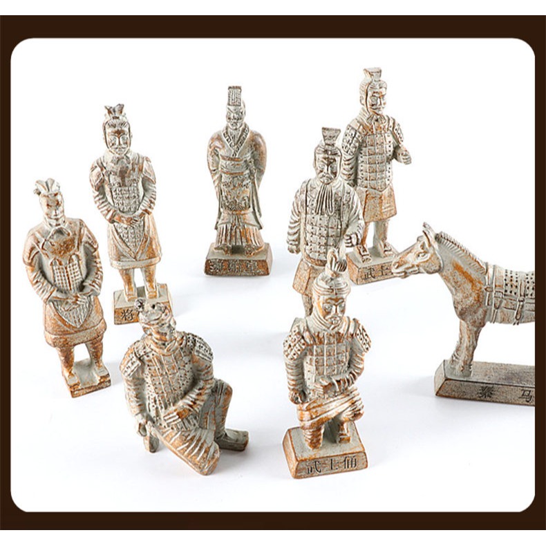 中國陜西安兵馬俑冰箱貼磁貼立體人物大雁塔鼓樓磁鐵-細節圖7