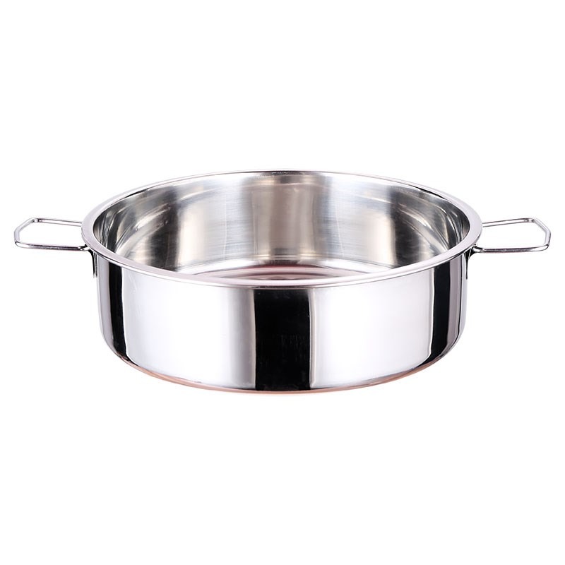 加厚加深304不銹鋼蒸糕盤子發年糕點大圓盤平底涼皮鑼鑼港式雙耳-細節圖4