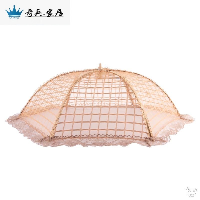 飯菜罩家用防蒼蠅蓋菜罩新款神器可折疊餐桌罩子剩菜食物防塵時尚-細節圖5