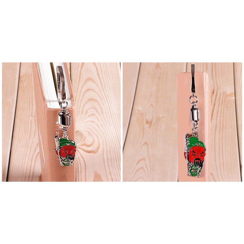 書簽古典中國風京劇戲曲臉譜金屬梁祝三國人物創意小禮物出國紀念-細節圖10