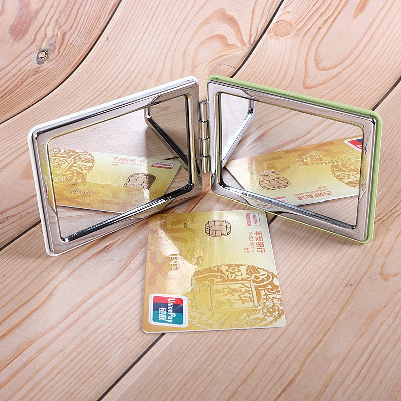 中國特色56個民族化妝鏡子五十六人物娃娃雙面鏡折疊鏡旅遊紀念-細節圖2