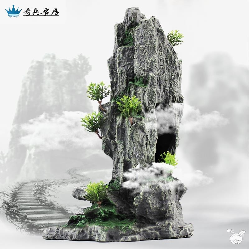 水陸缸魚缸精品小型微型造景裝飾人物動物涼亭創意小擺件配件大全-細節圖4