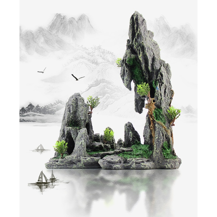 水陸缸魚缸精品小型微型造景裝飾人物動物涼亭創意小擺件配件大全-細節圖7