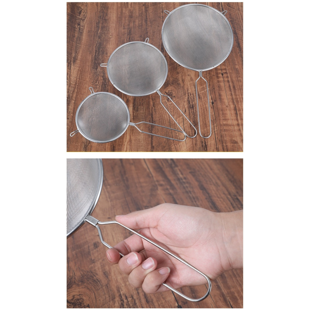不銹鋼漏網密漏豆漿過濾網篩濾油網漏勺濾油勺30目油格泡沫撈勺-細節圖7