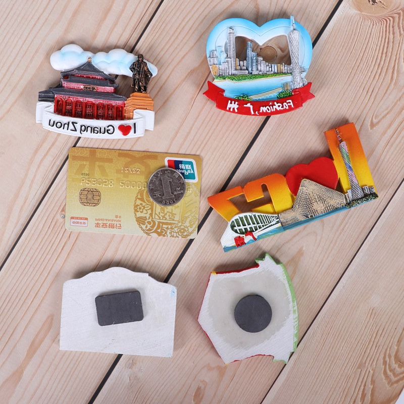 廣州冰箱貼五羊城小蠻腰中山紀念堂遊樂園旅遊紀念品磁貼-細節圖8