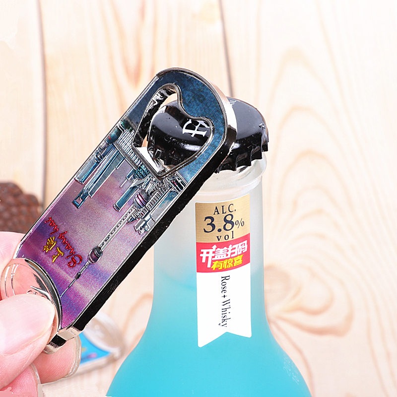 啤酒瓶開瓶器冰箱貼上海特色紀念品東方明珠酒啟子酒開旅遊紀念品-細節圖2