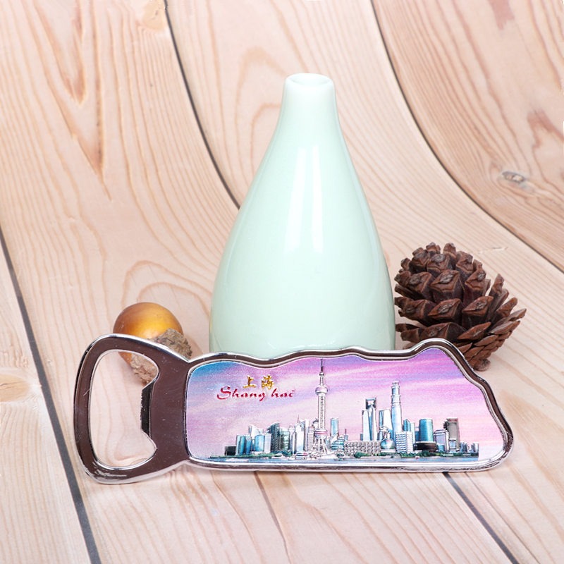 啤酒瓶開瓶器冰箱貼上海特色紀念品東方明珠酒啟子酒開旅遊紀念品-細節圖10