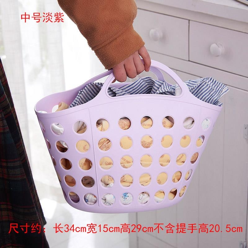 澡藍洗漱藍小號籃子洗浴籃手提籃浴室洗澡筐家用用品籃子籃女游泳-細節圖10
