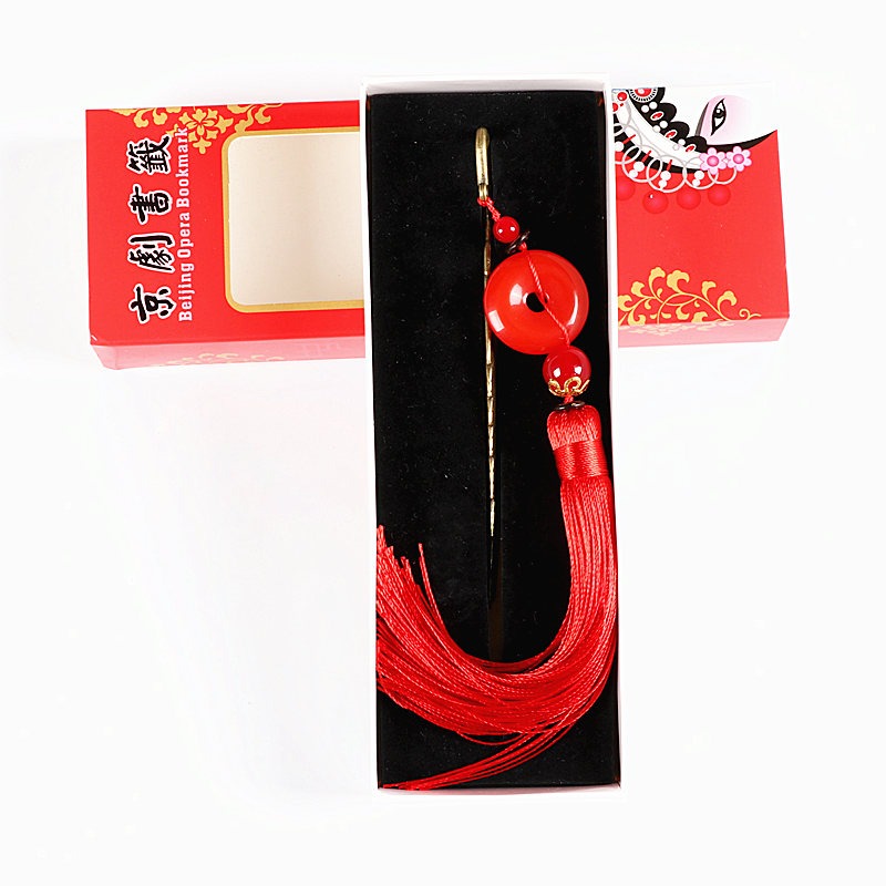 書簽中國風特色流蘇古典創意朋友同學老師送老外國友人出國小禮-細節圖5