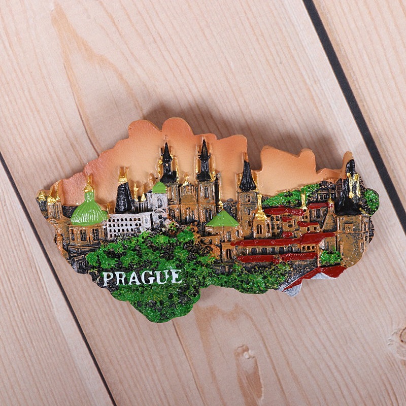 捷克聖馬力諾巴西摩納哥冰箱貼立體樹脂旅遊出國送朋友禮物磁貼-細節圖3