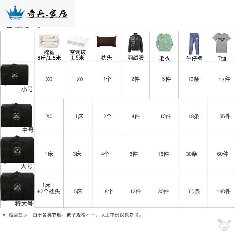 行李收納袋大容量好看裝衣服物整理袋大號袋手提袋編織打包搬家袋-細節圖2