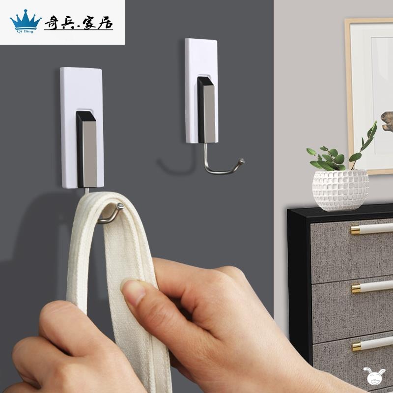 。裝修房門進門塑料鋼琴粘鉤強力承重掛鉤洗手間鍵盤加固臥室入-細節圖3