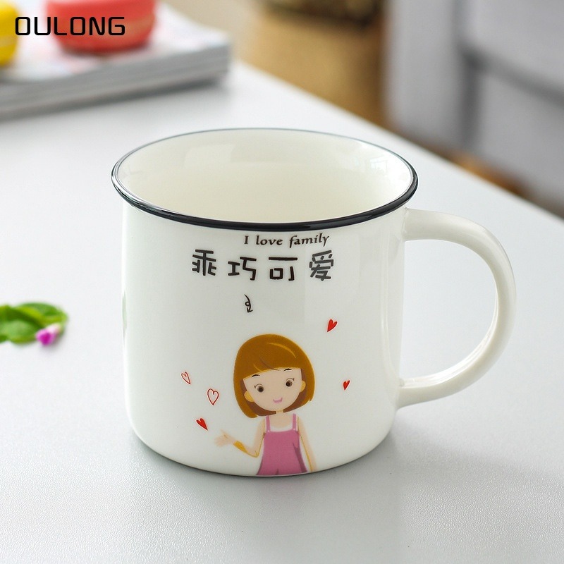 家庭碗親子碗勺餐具個性單個一人一碗創意陶瓷碗碟套裝家用分用碗-細節圖3