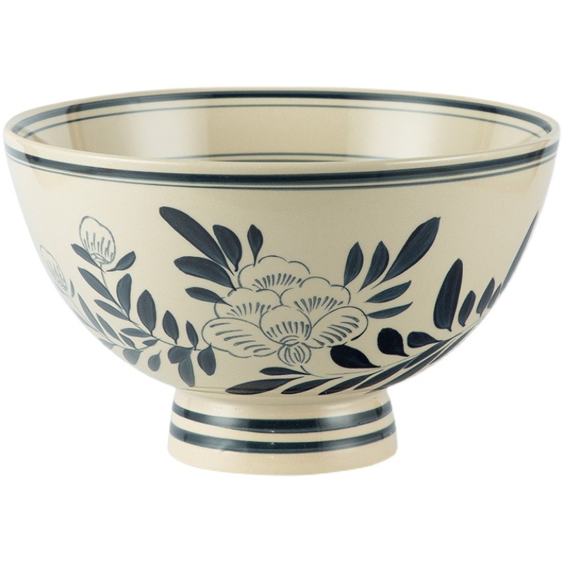 陶瓷喫麪深款定製特大碗老關中復古商用大號陜西褲帶油潑麪碗專用-細節圖5