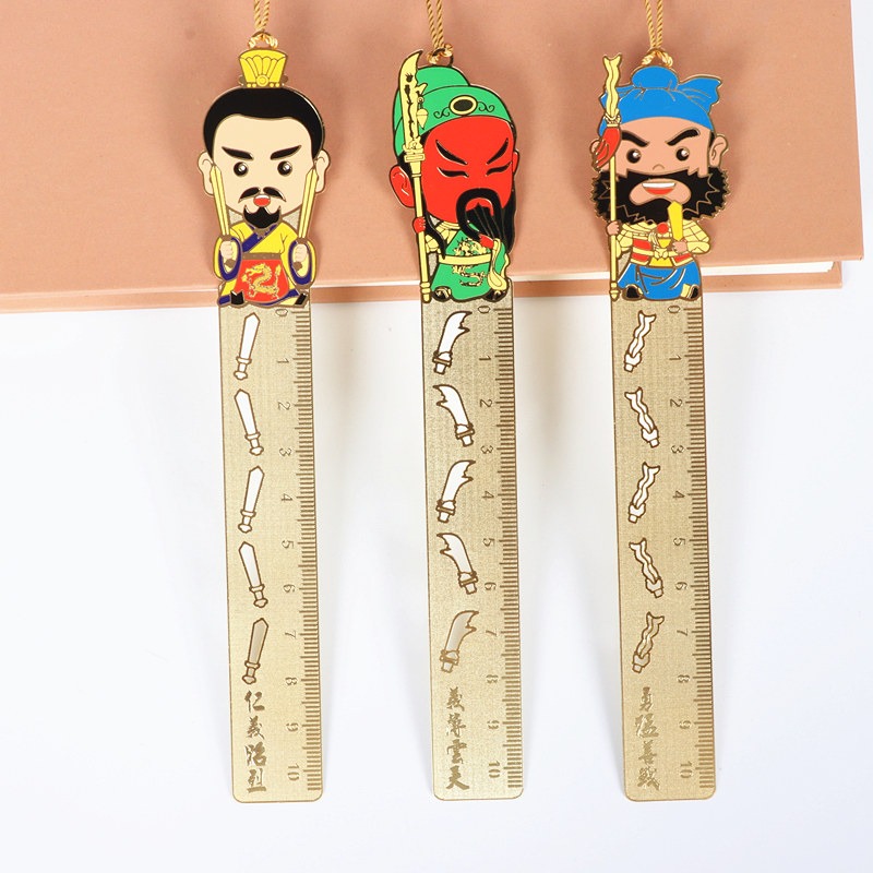 創意禮品中國風古典書簽尺子送老師學生老外國友人工藝小紀念禮品-細節圖2