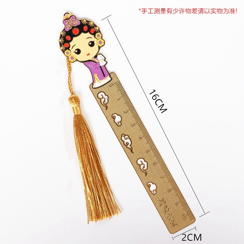 創意禮品中國風古典書簽尺子送老師學生老外國友人工藝小紀念禮品-細節圖3