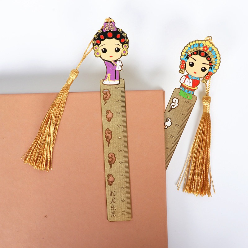 創意禮品中國風古典書簽尺子送老師學生老外國友人工藝小紀念禮品-細節圖4