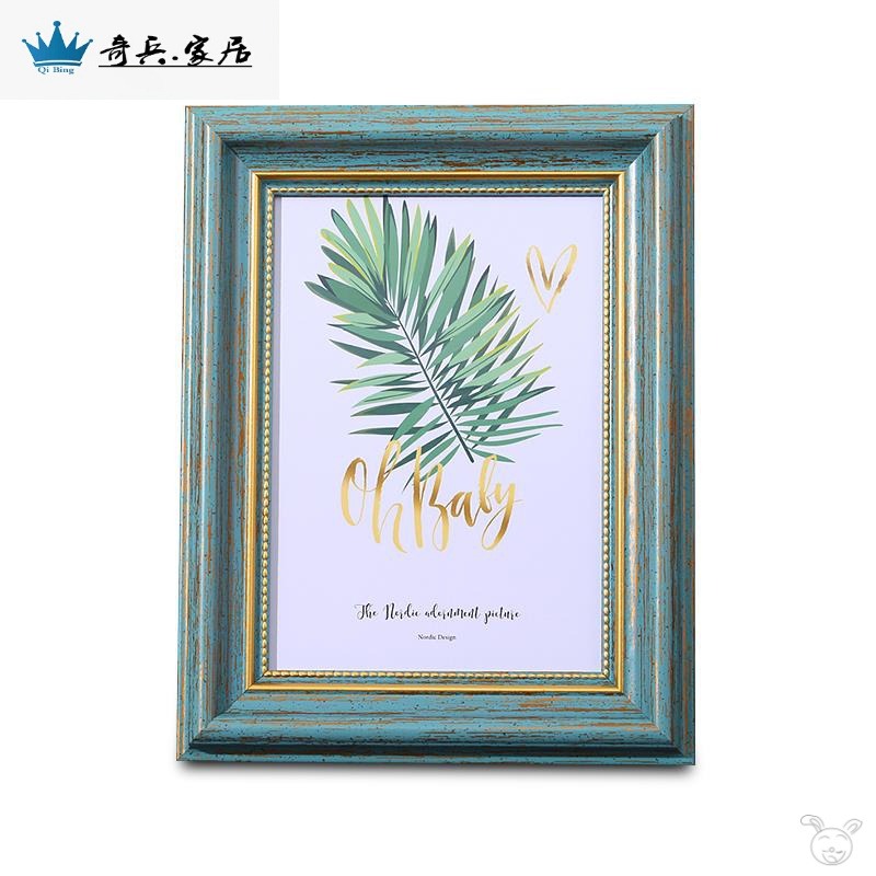 洗照片配相框北歐風牀頭櫃擺件十寸的相框擺臺精緻小清新桌擺飾品-細節圖5