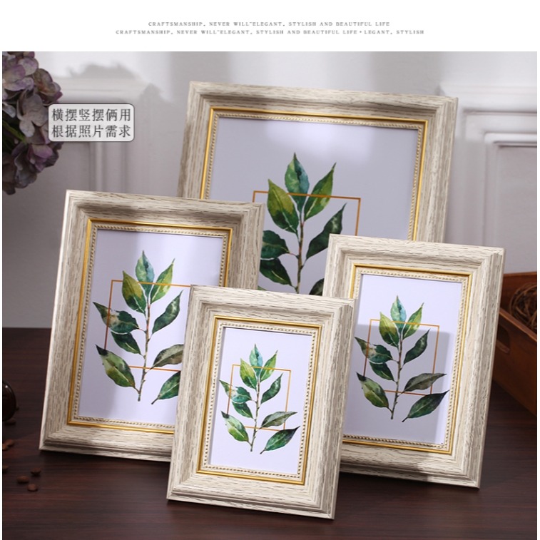 洗照片配相框北歐風牀頭櫃擺件十寸的相框擺臺精緻小清新桌擺飾品-細節圖10