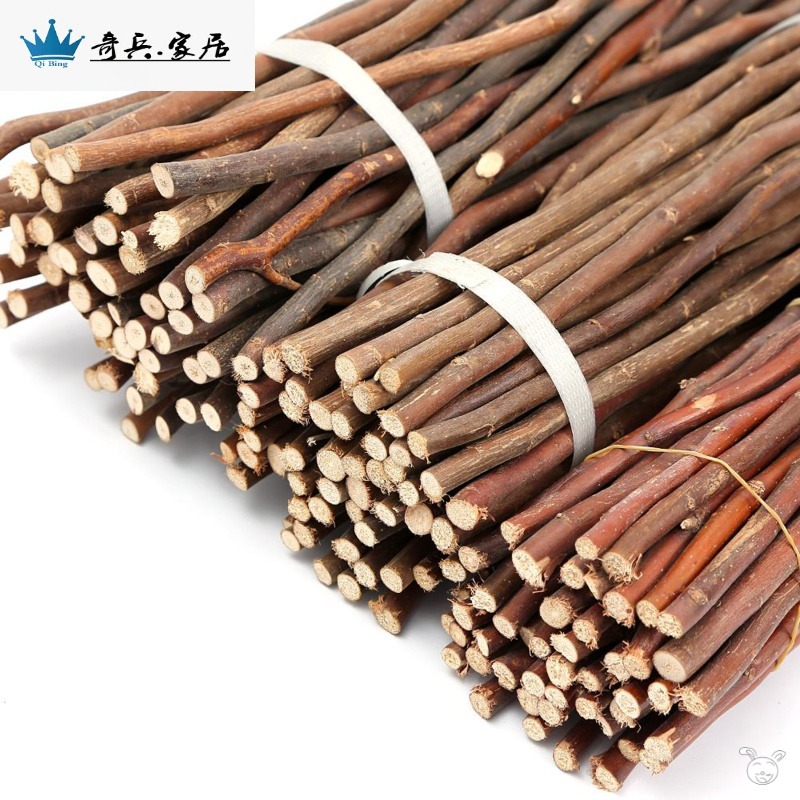 樹枝diy手工材料幼兒園墻面創意裝飾天然乾枯枝長短原木段幹樹枝-細節圖3